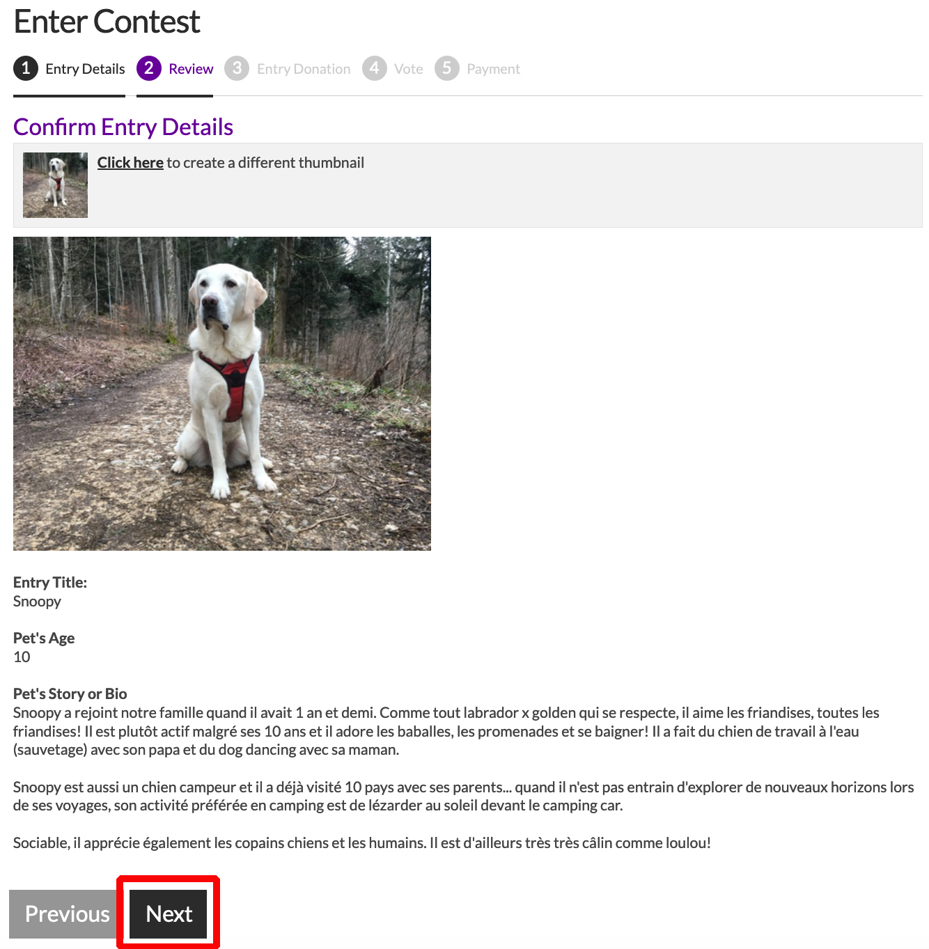 review-entry